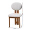 Baxton Studio Kacela Japandi Light Grey Boucle Fabric and Walnut Brown Finished Wood 2-Piece Dining Chair Set 241-2PC-13434-ZORO - alternate 6